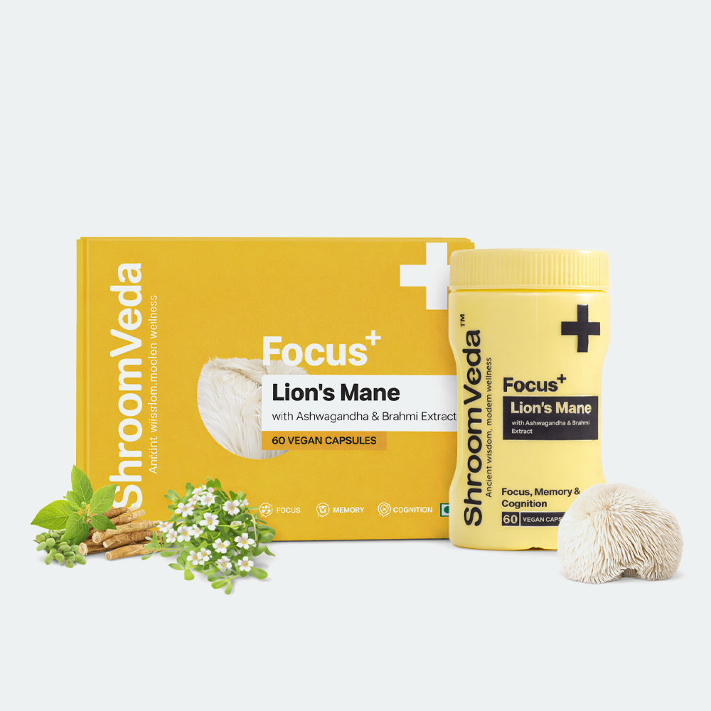 ShroomVeda Focus⁺ (60 vegan capsules)