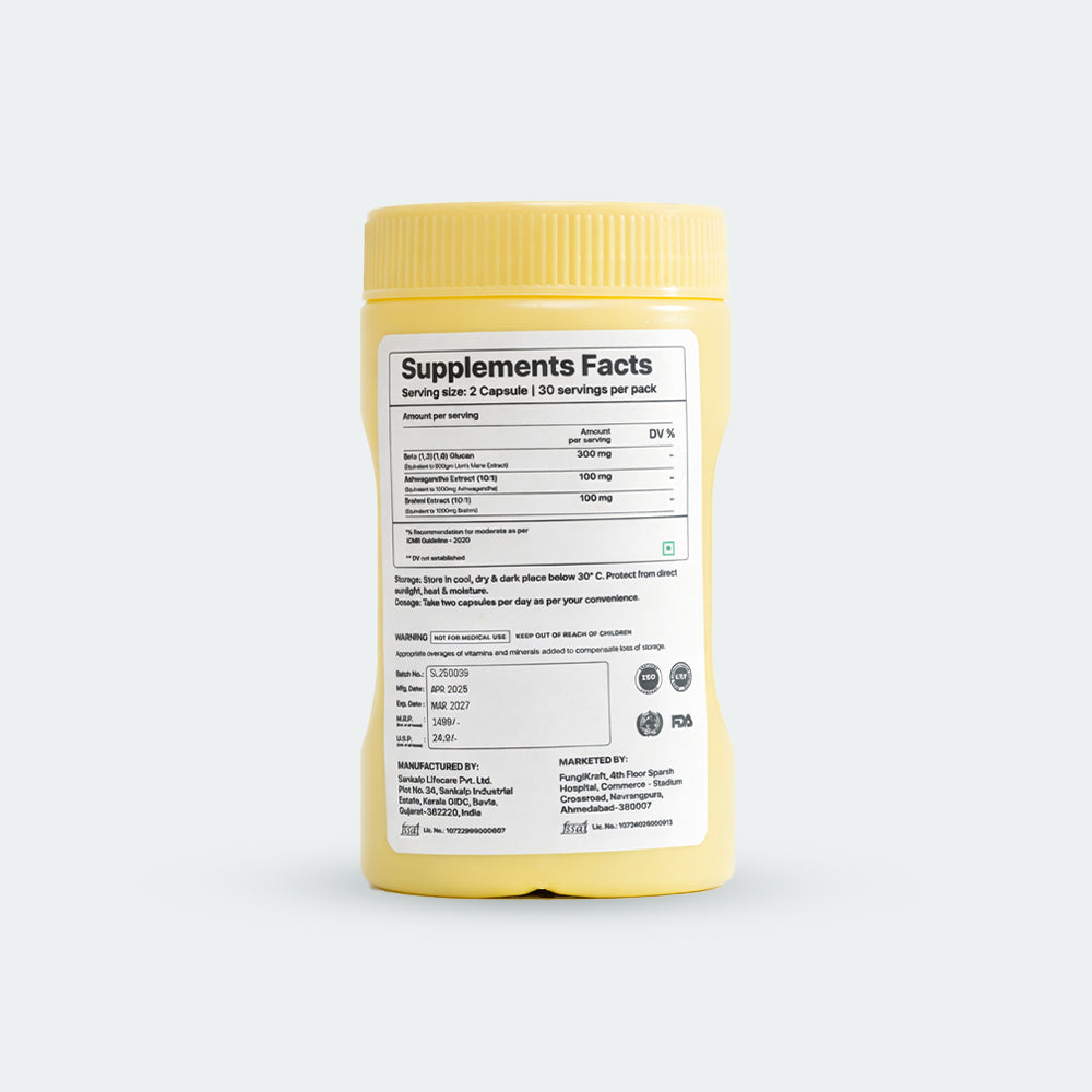 ShroomVeda Focus⁺ (60 vegan capsules)
