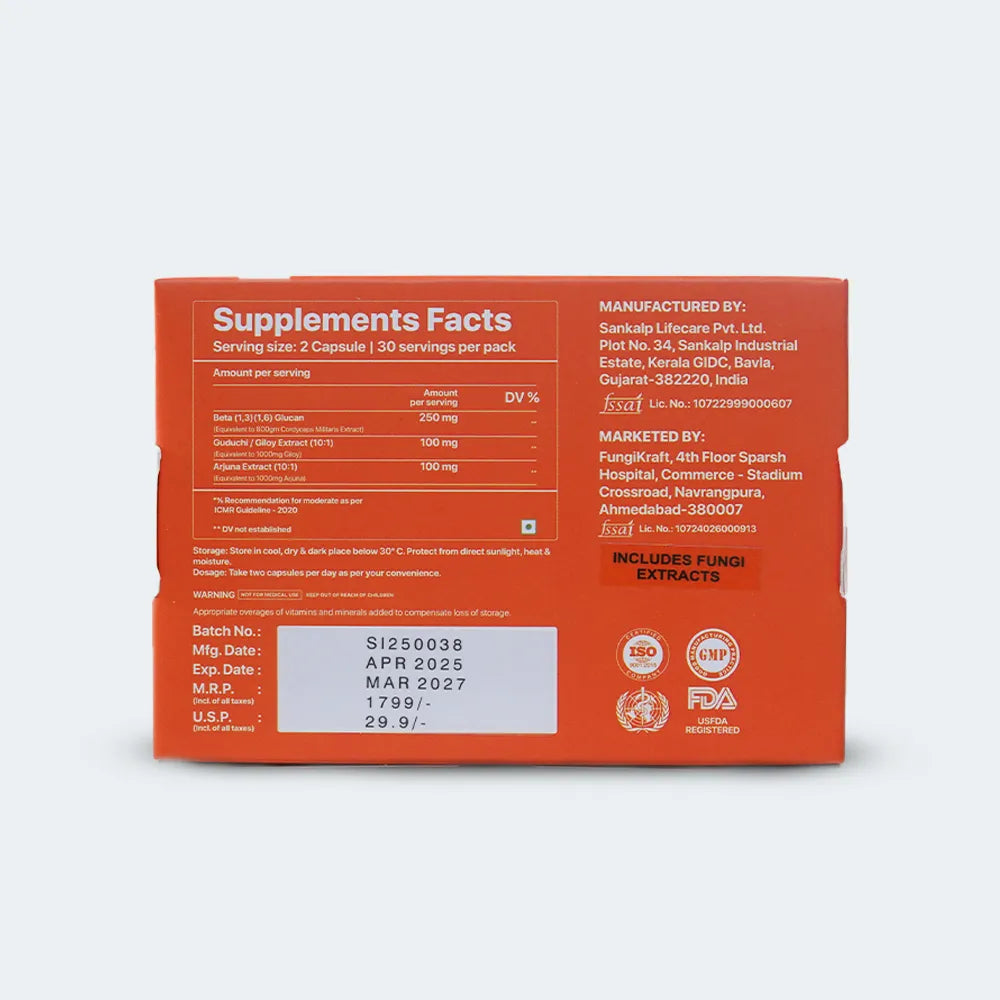 ShroomVeda PowerUP^ (60 vegan capsules)