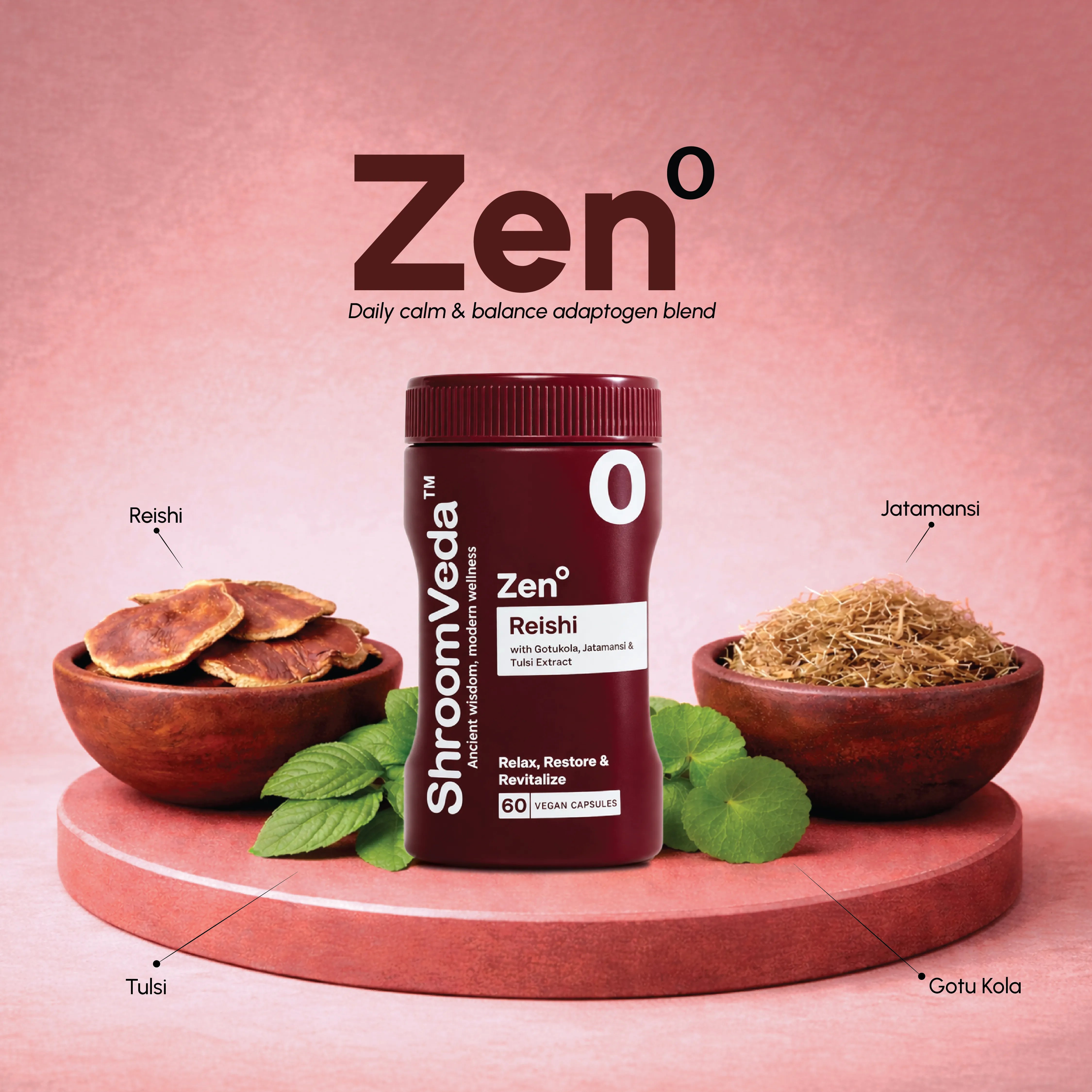 ShroomVeda Zen° (60 vegan capsules)