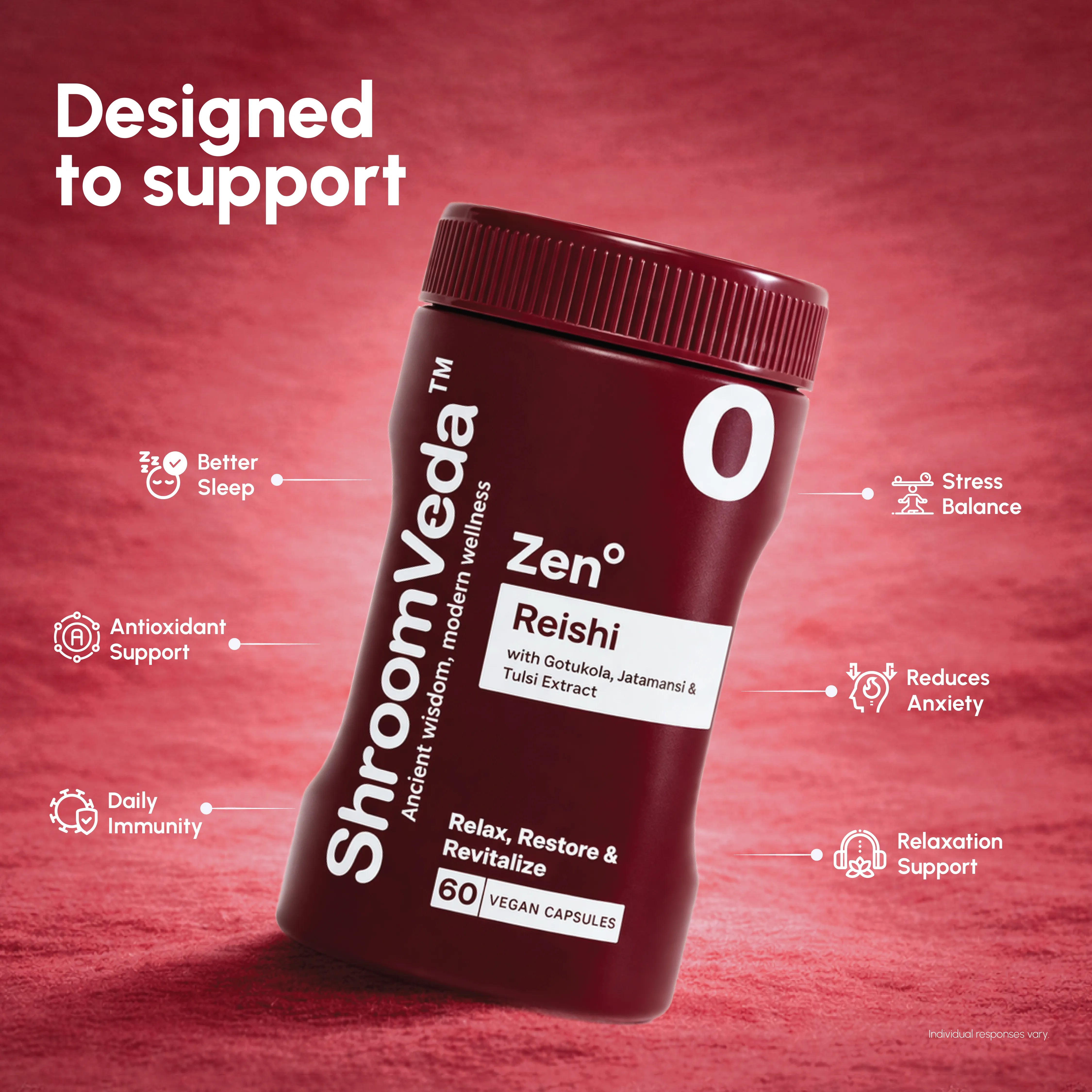 ShroomVeda Zen° (60 vegan capsules)